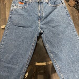 Zumiez Relaxed Fit Light Blue Jeans